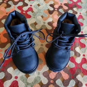 Timberland Toddlers / Kids Black Waterproof Boots Size 5M